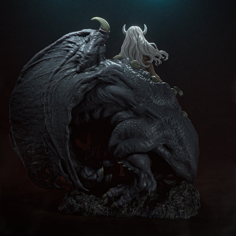 Demon Queen Resin Statue - view 5