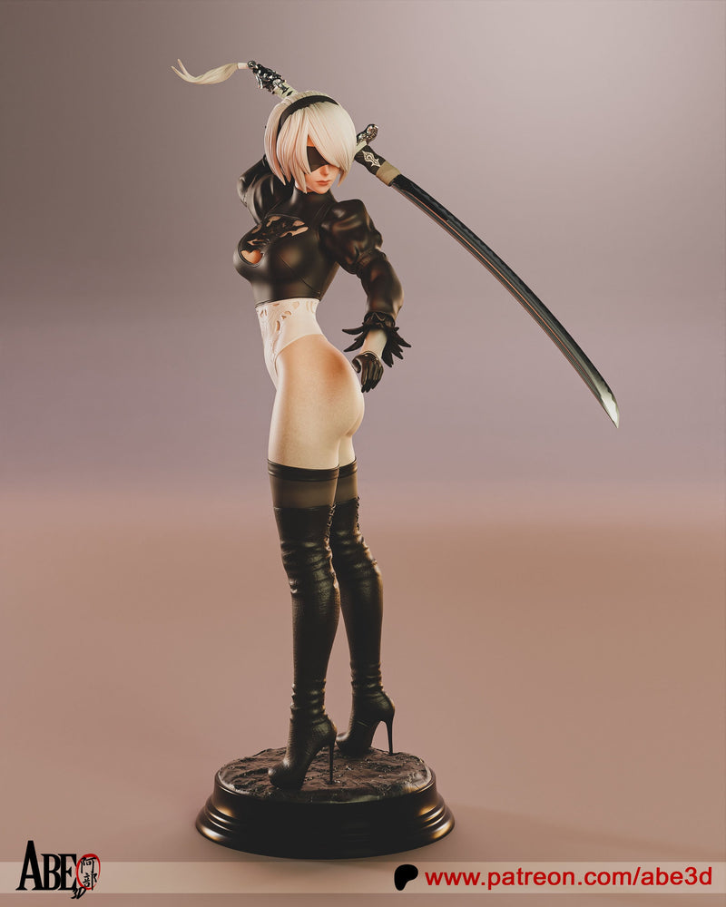 2B YoRHa Resin Statue - view 2