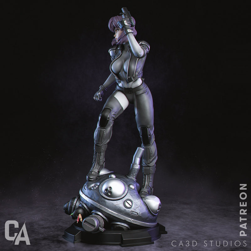Motoko Resin Statue - view 3
