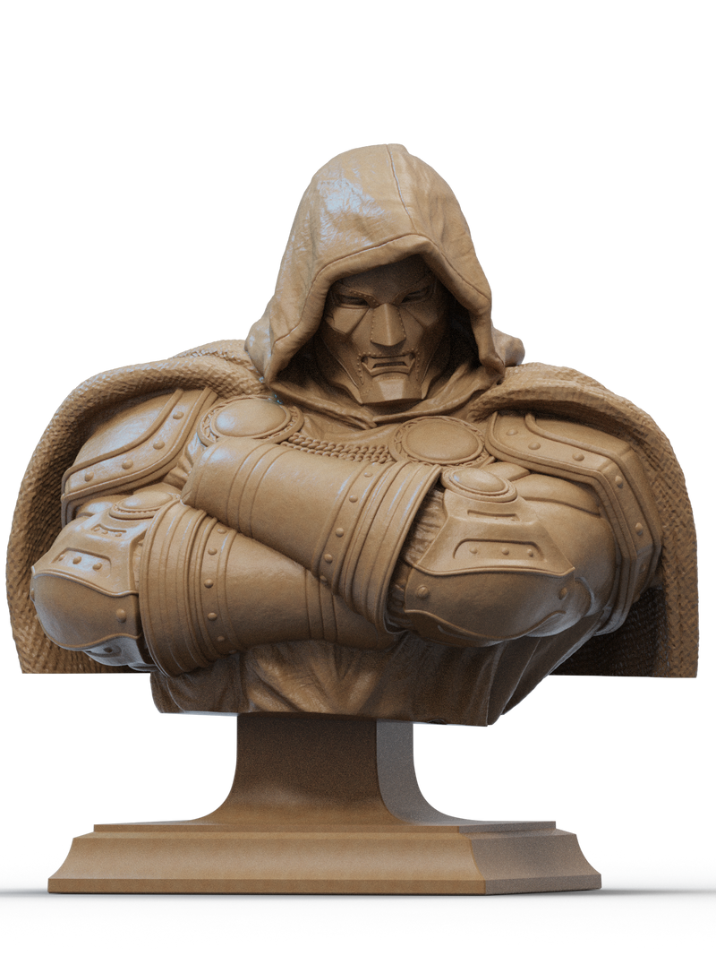 Dr Doom Resin Bust - view 1