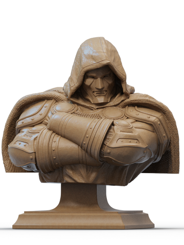 Dr Doom Resin Bust - view 1