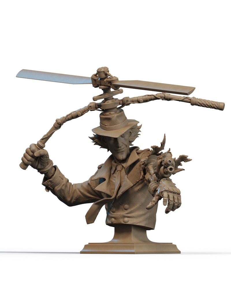 Inspector Gadget Resin Bust - view 2