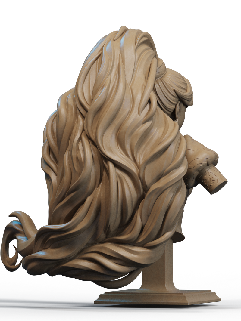 Djinn Resin Bust - view 3