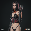 Selene Gallio Resin Statue - view 3