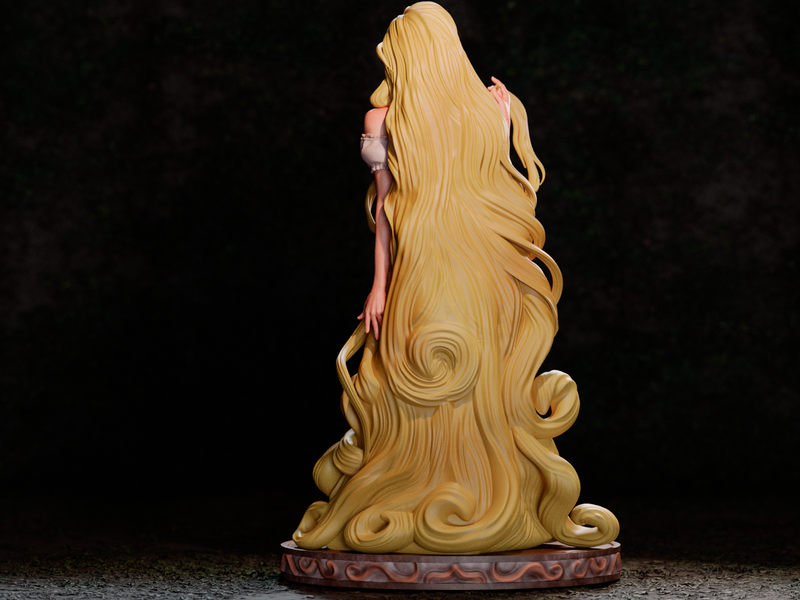 Rapunzel Resin Statue - view 5