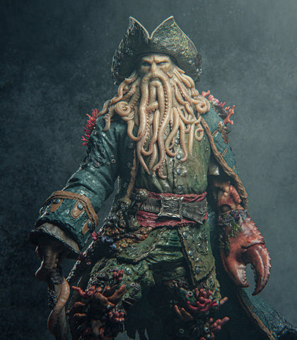 Davy Jones Resin Statue - view 1