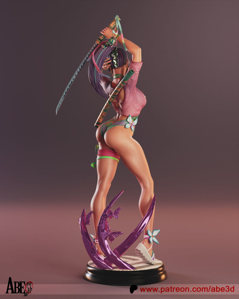 Psylocke Breezy Butterfly Resin Statue - view 3