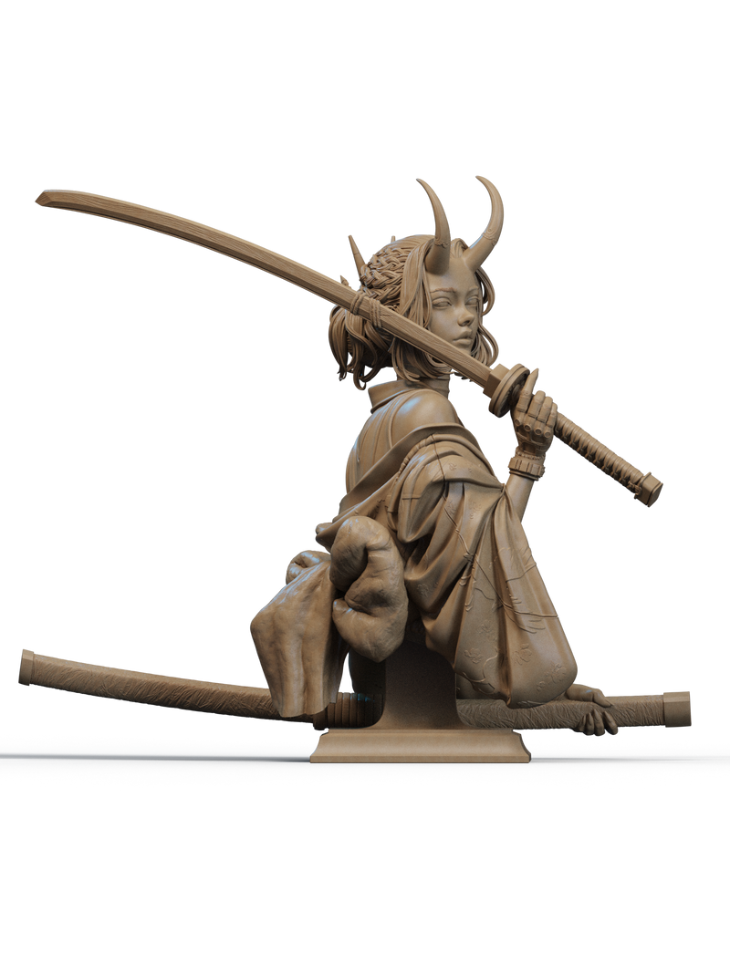 Oni Resin Bust - view 1