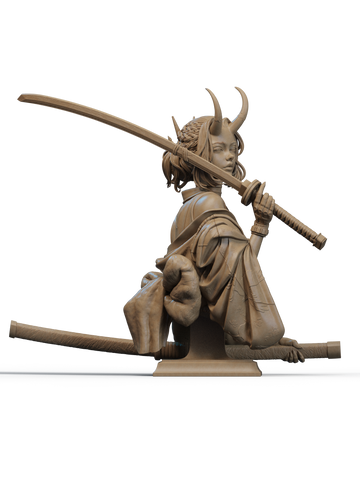 Oni Resin Bust - view 1