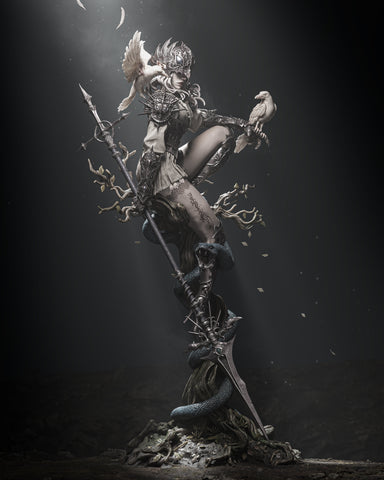 Lenora Queen of Crows Resin Statue - view 1