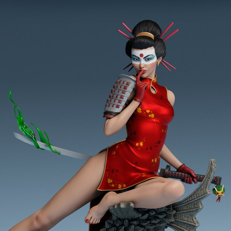 Katana Bombshell Resin Statue - view 6