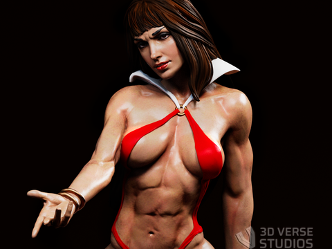 Vampirella Resin Statue - view 1