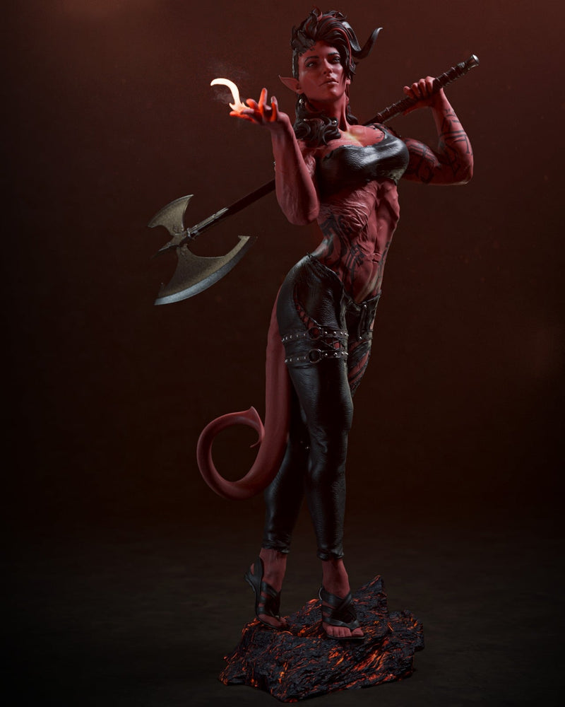 Karlach Resin Statue - view 2