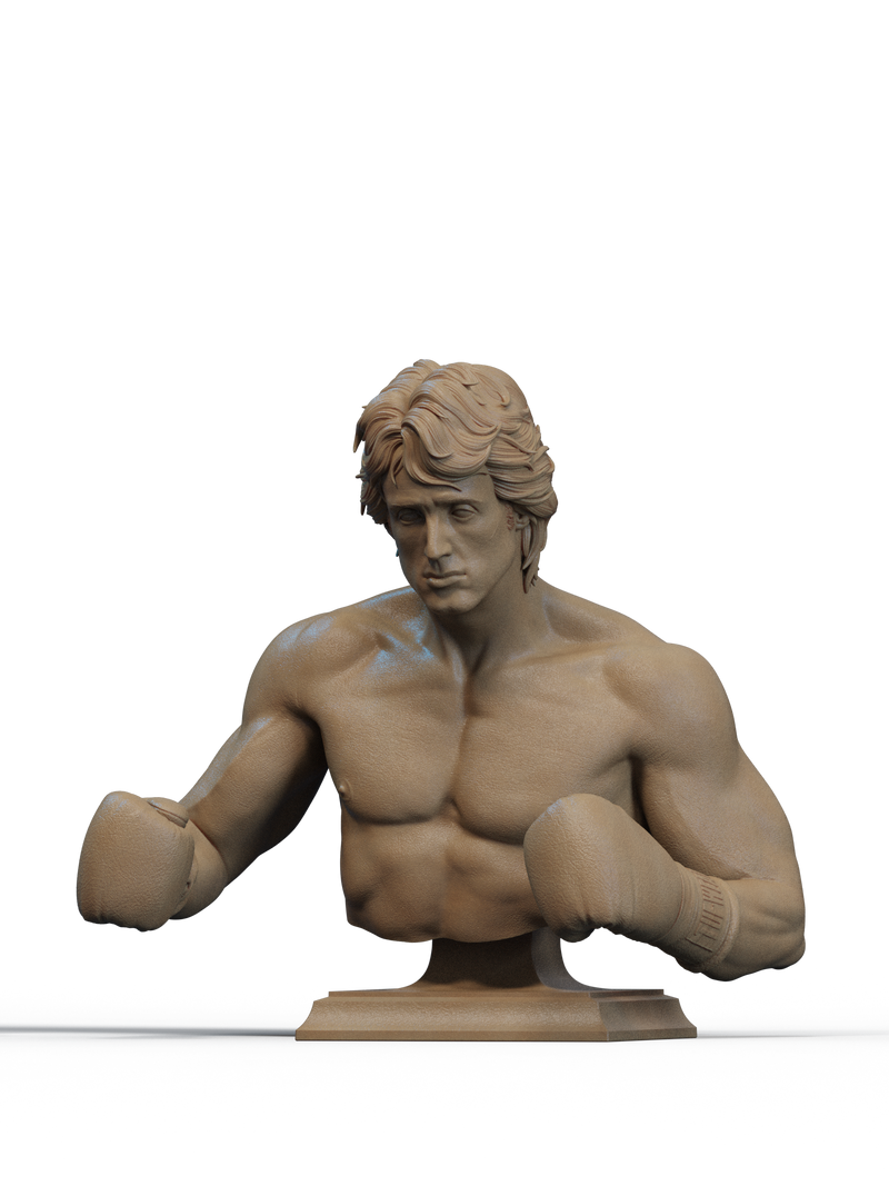 Rocky Balboa Resin Bust - view 3