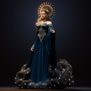 Nyx - Goddess of the Night Resin Statue - view 6