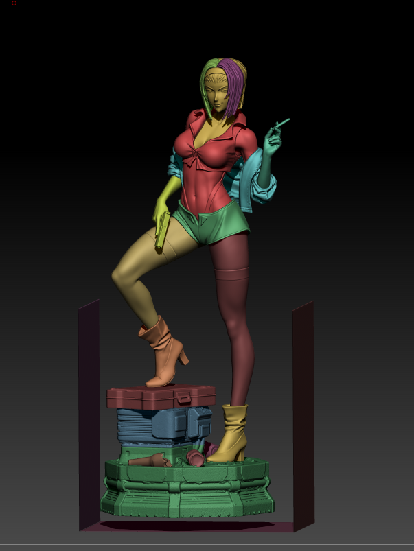 Faye Valentine Resin Statue - view 6