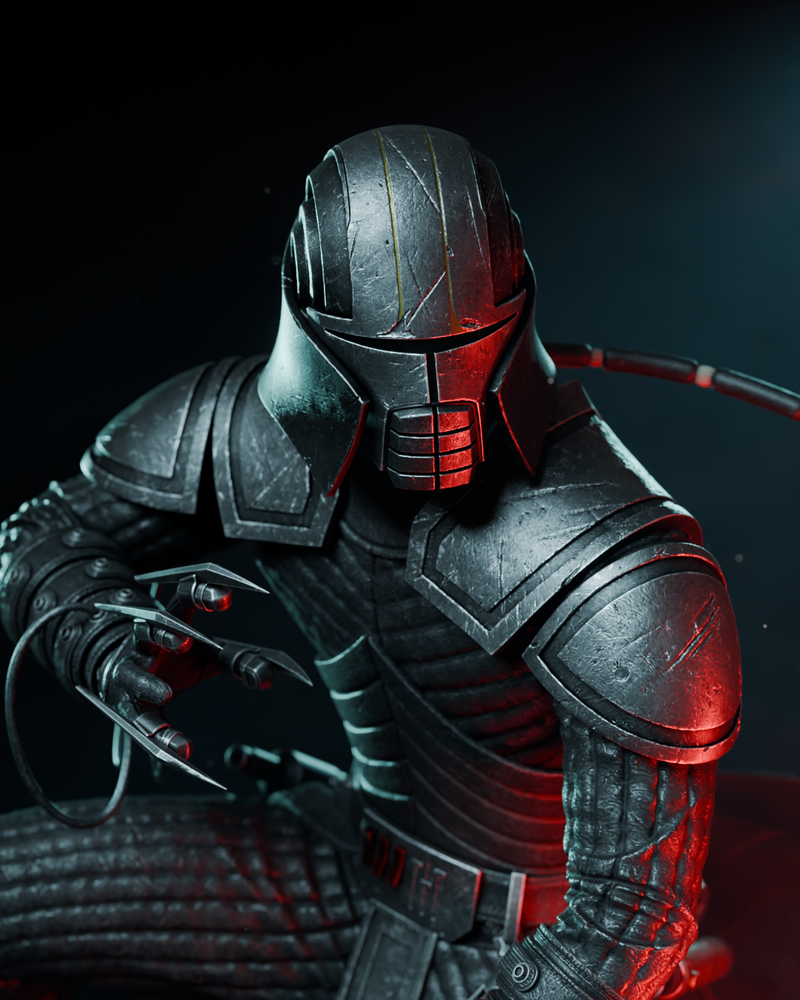Starkiller Resin Statue - view 3