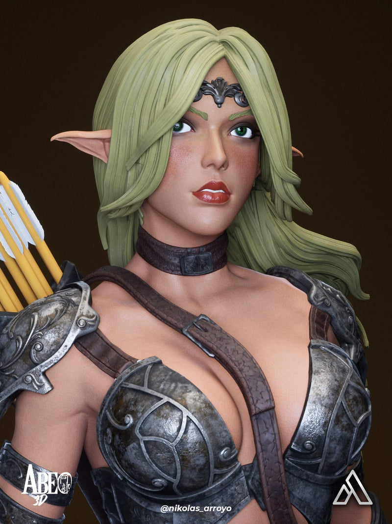 Elaria Shadownleaf Resin Statue - view 8