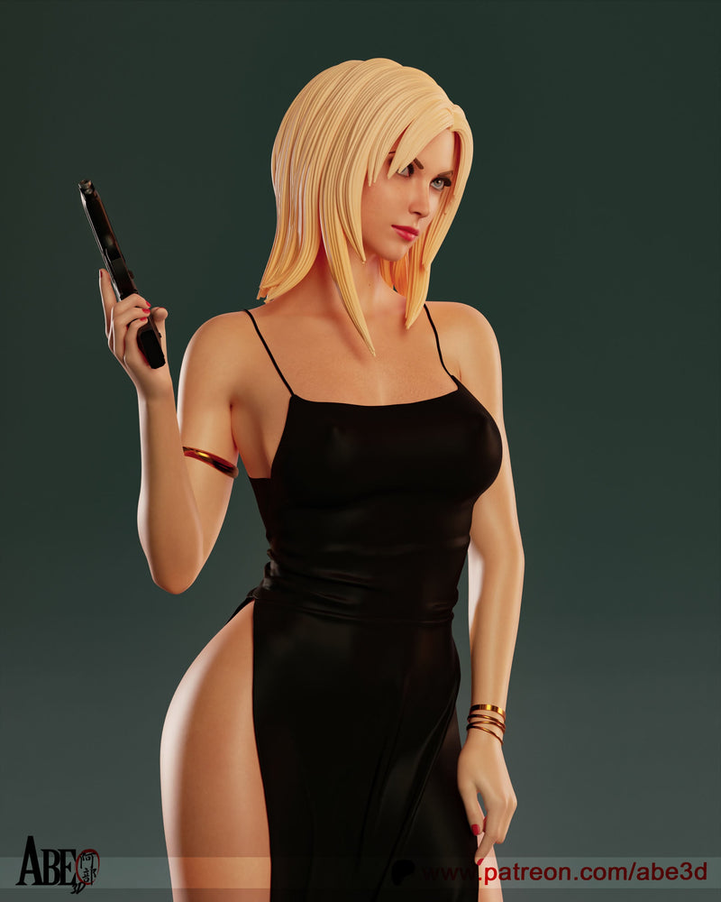 Aya Brea Resin Statue - view 6