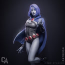 Raven Resin Statue - view 1