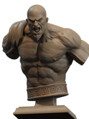 Kratos Resin Bust - view 1