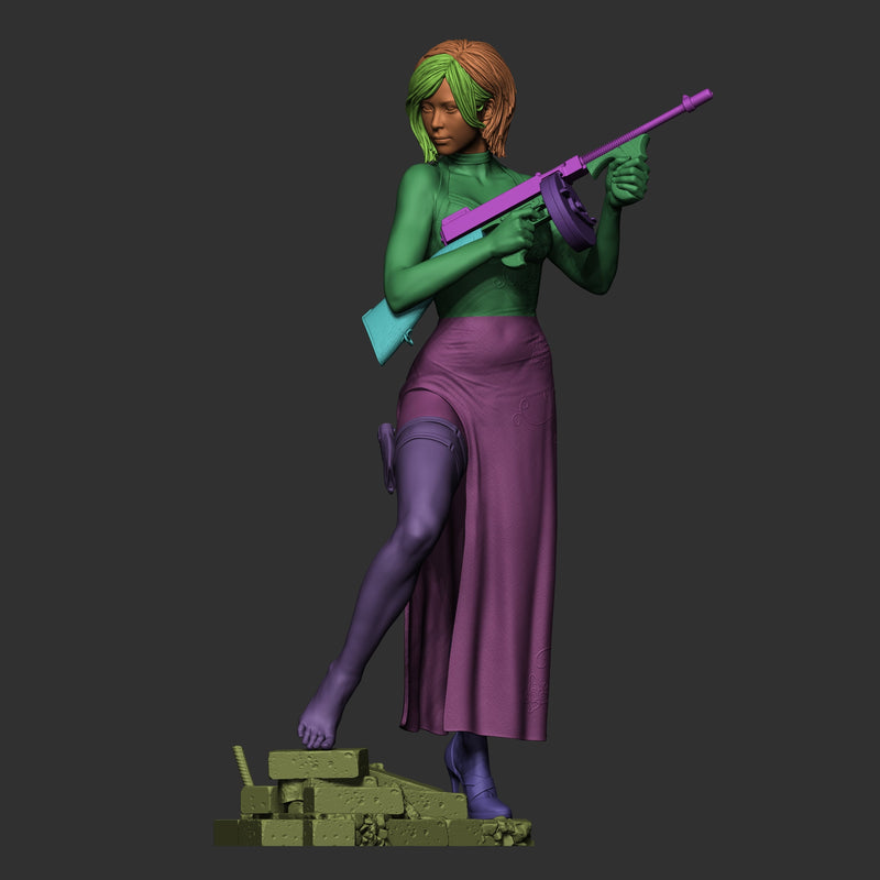 Ada Wong Resin Statue - view 5