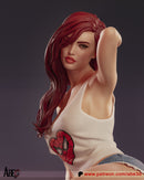 Mary Jane Resin Statue - view 1