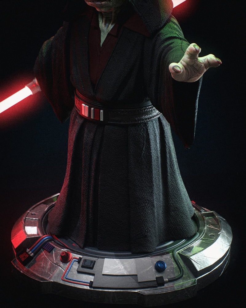 Darth Yoda Resin Statue - view 6
