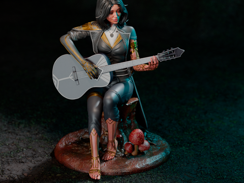 Lune Resin Statue - view 1