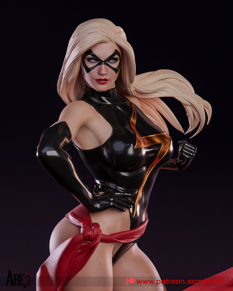 Ms. Marvel Resin Statue - view 8