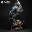 Lobo Resin Statue - view 3
