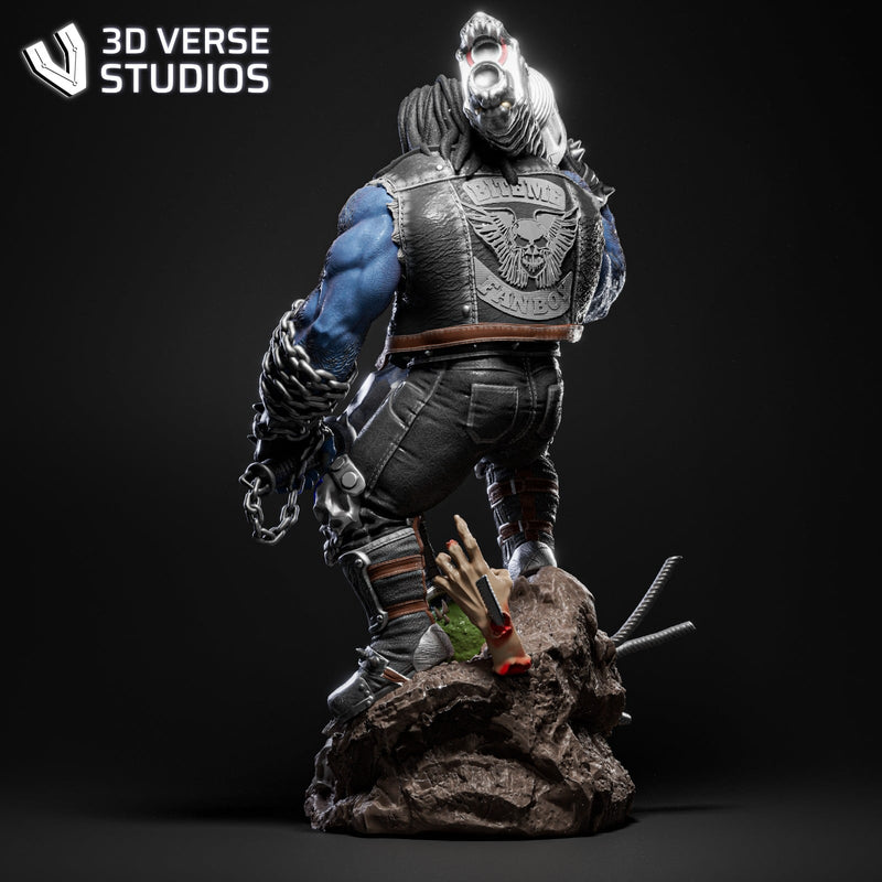 Lobo Resin Statue - view 3