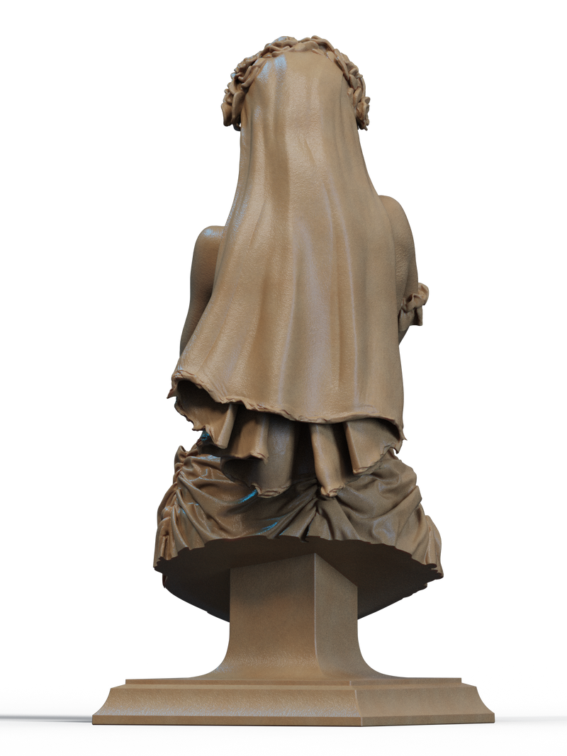 Undead Bride Resin Bust - view 3