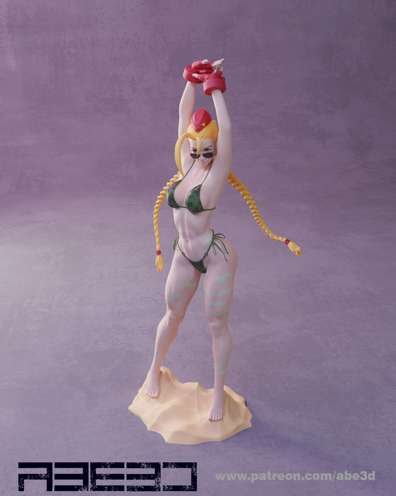 Cammy Bikini Resin Statue - view 4