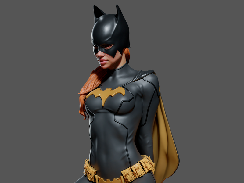 BatGirl Resin Statue - view 1