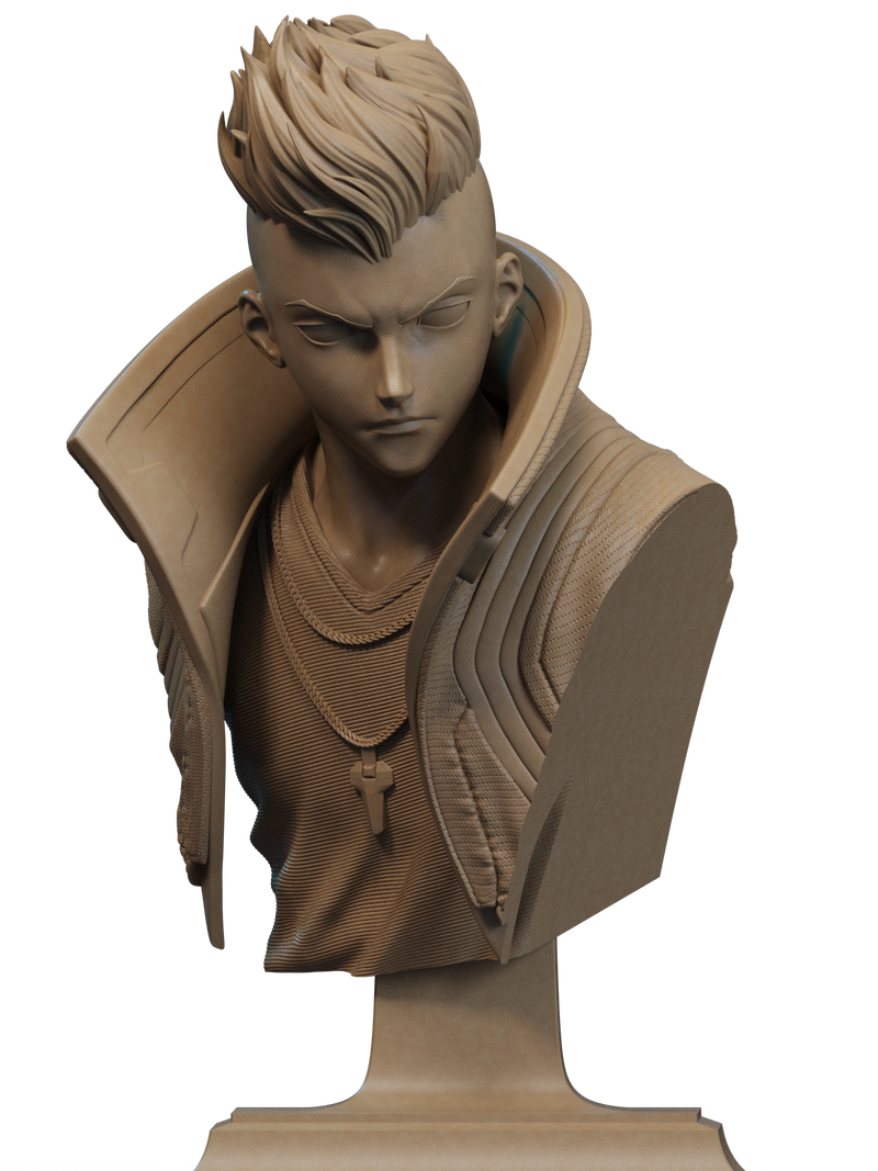 David Martinez Resin Bust - view 1