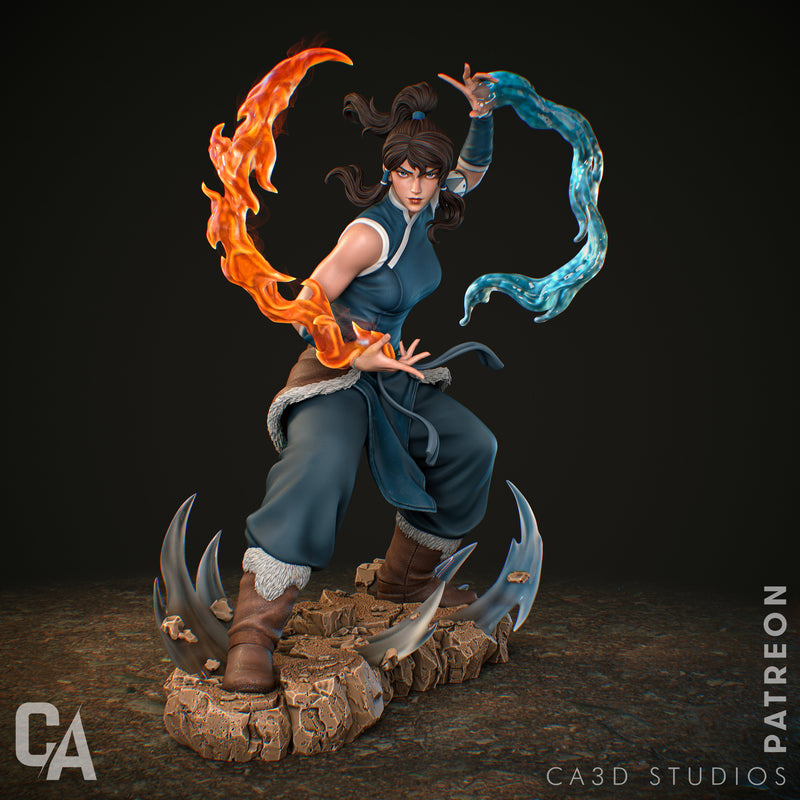 Korra Resin Statue - view 4