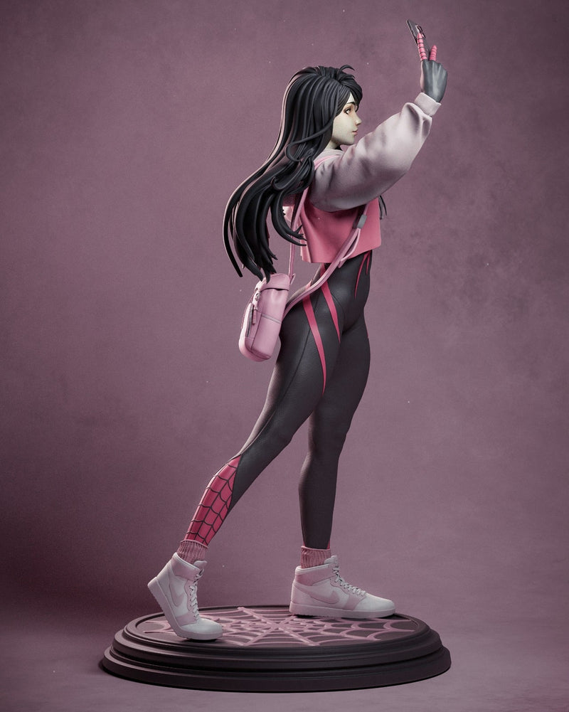 Spidergirl Resin Statue - view 4