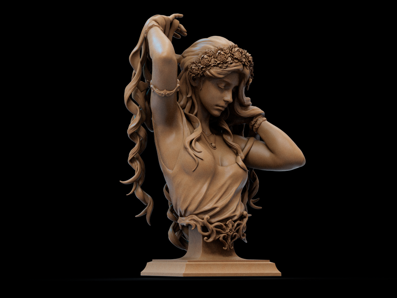 Aphrodite Resin Bust - Design 2 - view 3
