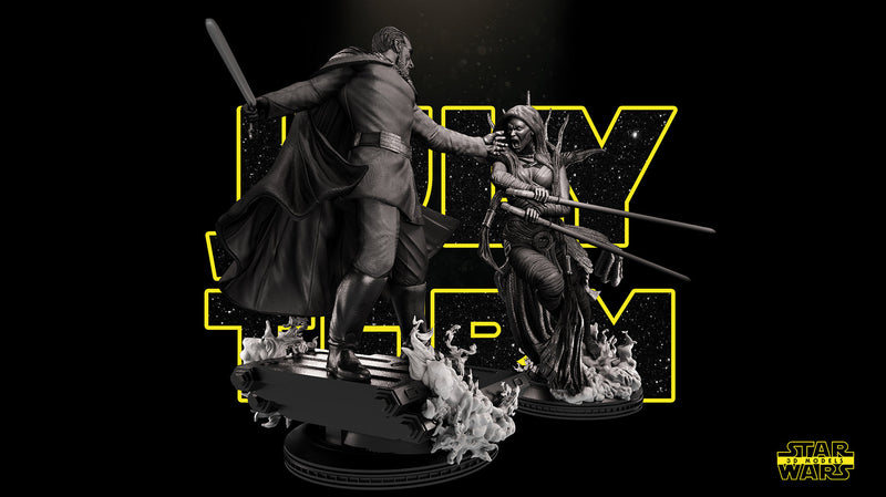 Star Wars Count Dooku Statue | Sculpture | Model Kit
