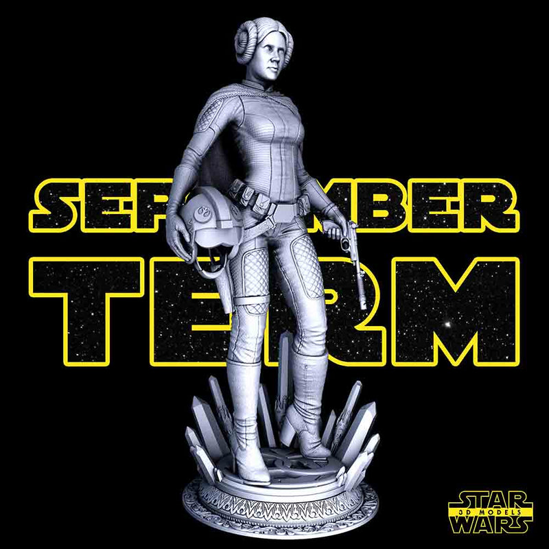 Star Wars Leia Statue | Sculpture | Model Kit