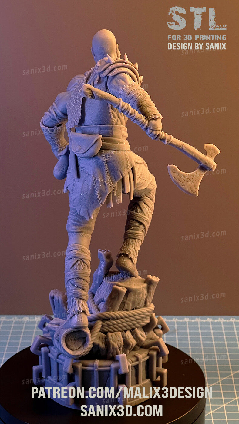 KRATOS Resin Statue Model Kit