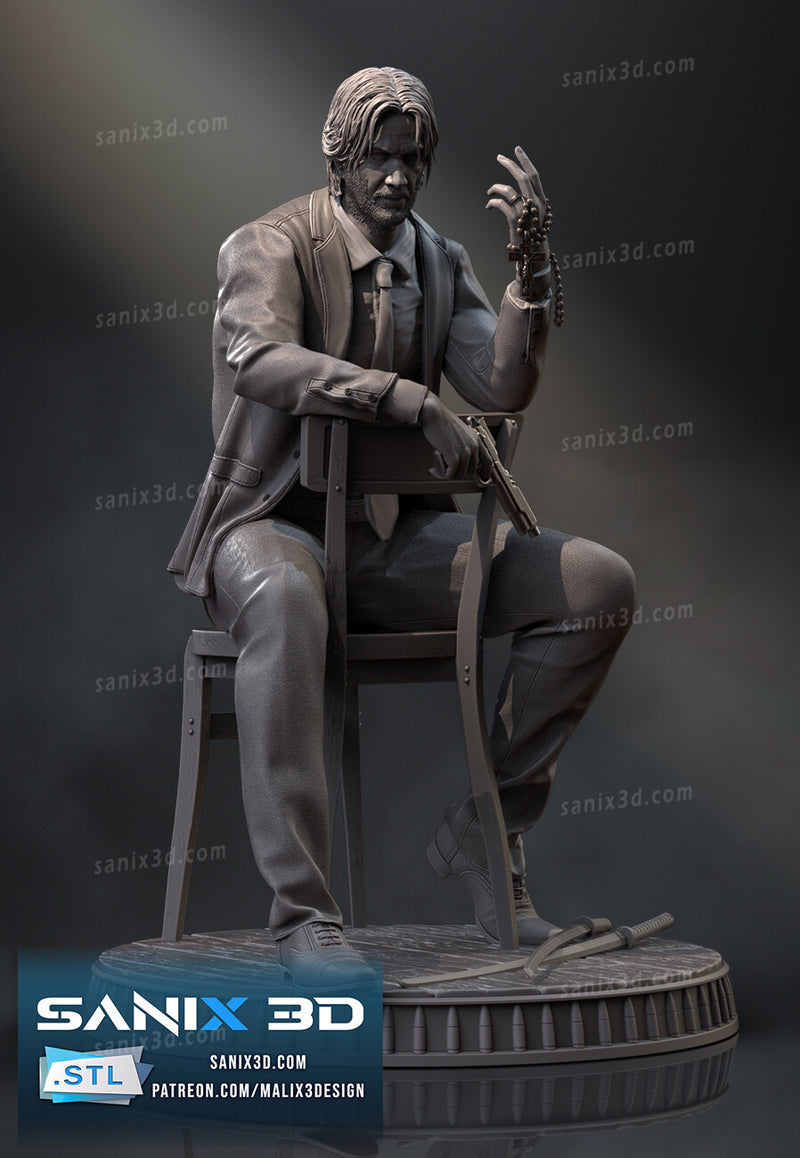 John Wick Resin Statue Model Kit