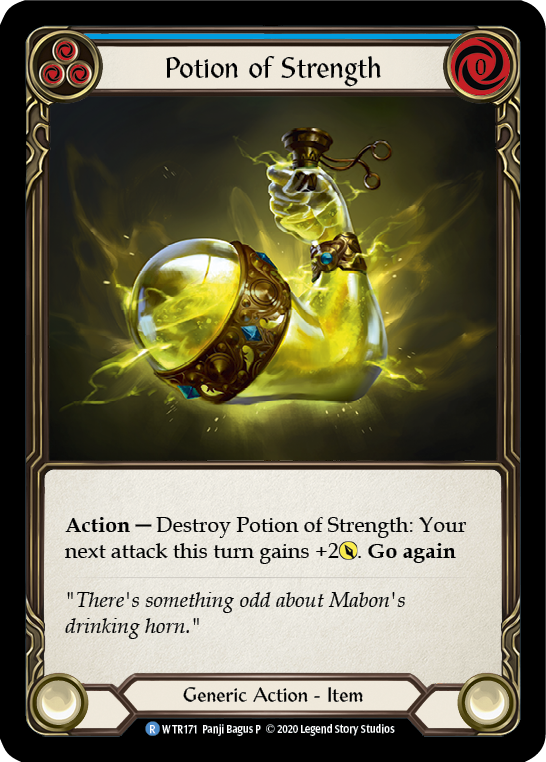 Potion of Strength [WTR171] Unlimited Edition Rainbow Foil - Cape Fear Collectibles
