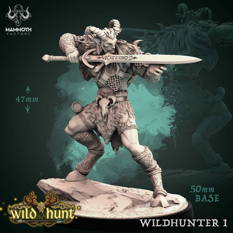 Wild Hunter (1)  | DnD Miniature | TTRPG Miniature