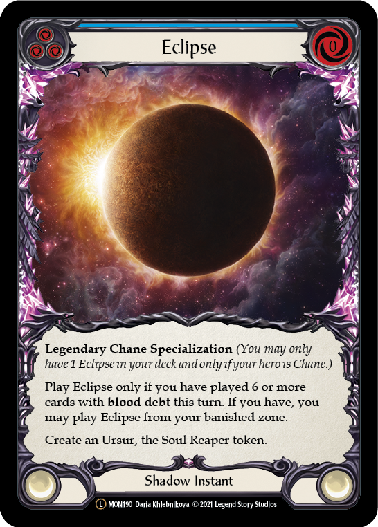 Eclipse (Rainbow Foil) [U-MON190-RF] Unlimited Edition Rainbow Foil