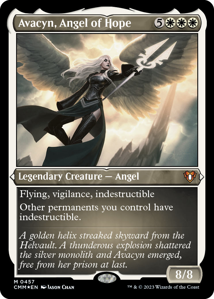 Avacyn, Angel of Hope (Foil Etched) [Commander Masters]