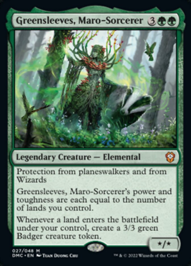 Greensleeves, Maro-Sorcerer [Dominaria United Commander]