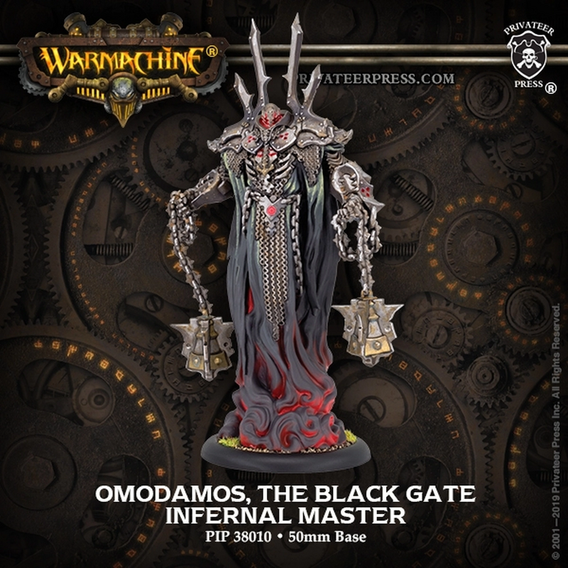 Omodamos, The Black Gate – Infernal Master (metal/resin)