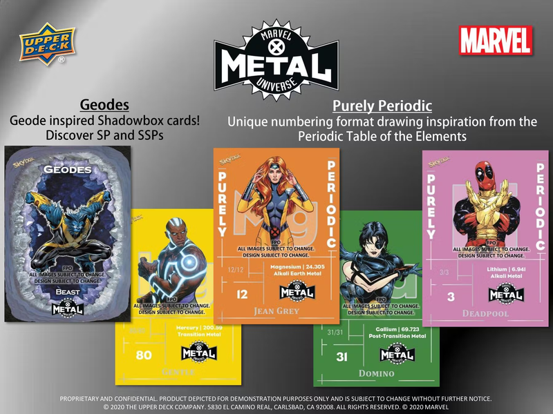 Marvel X-Men Metal Universe Trading Cards Pack (Upper Deck 2021)
